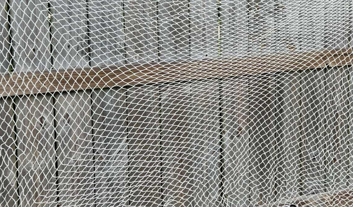 Woven 1": White color, 9'W x 12'L, roped