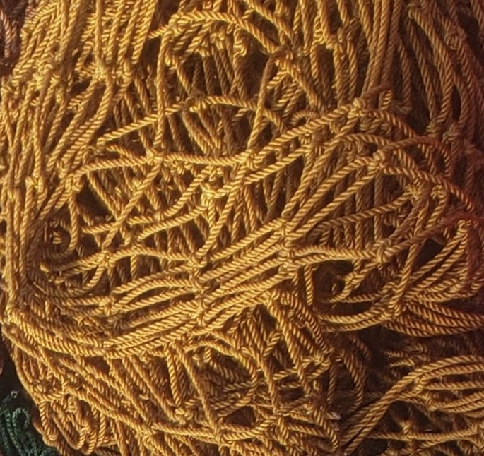 K96-1 3/4":  Yellow gold color, 3'W x 4-1/2'L